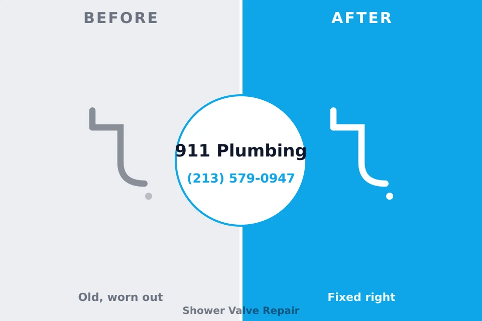 Before and after: plumbing company Greenville, SC